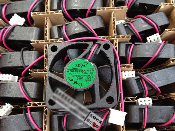 ADDA AD0405MX-G70 AD0405MB-G70 5V 0.11A 2wires Cooling Fan ADDA AD0405MX-G70 AD0405MB-G70 5V 0.11A 2wires Cooling Fan